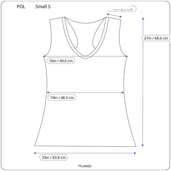POL Racerback Knit Tank Top Womens Small S Blue Sweet And Simple Babydoll Boho - Picture 2 of 9